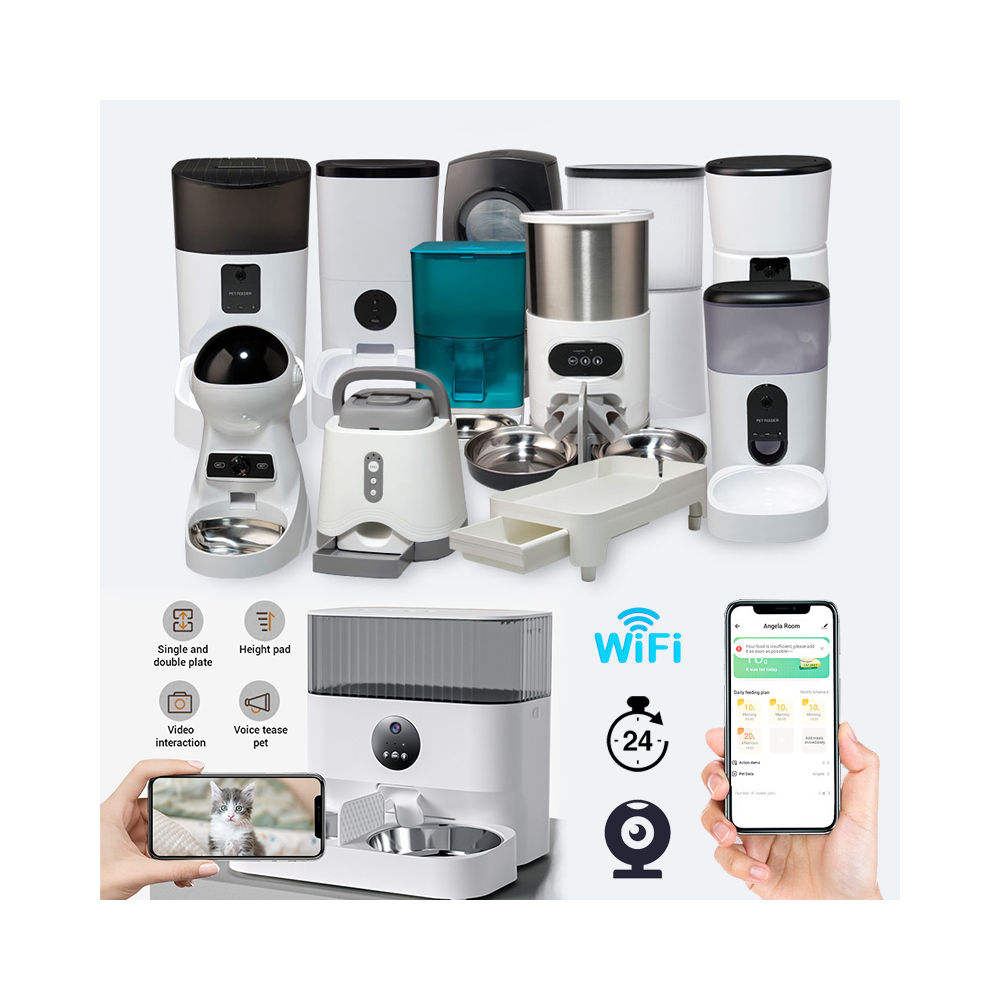 Wifi Smart Pet Feeder Household Automatic Pet Feeder Dog & Cat with APP control