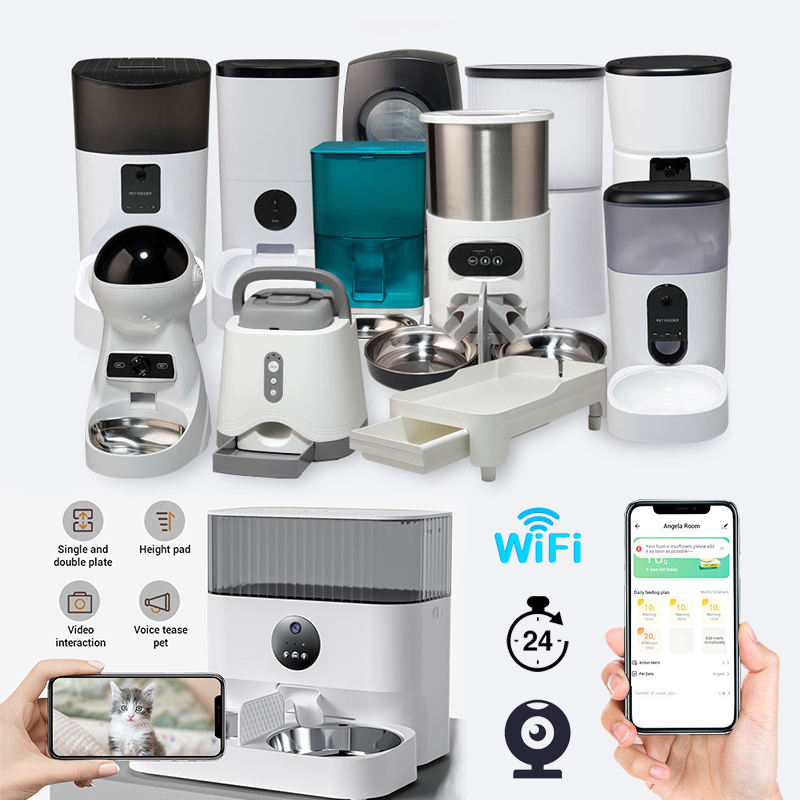 Wifi Smart Pet Feeder Household Automatic Pet Feeder Dog & Cat with APP control