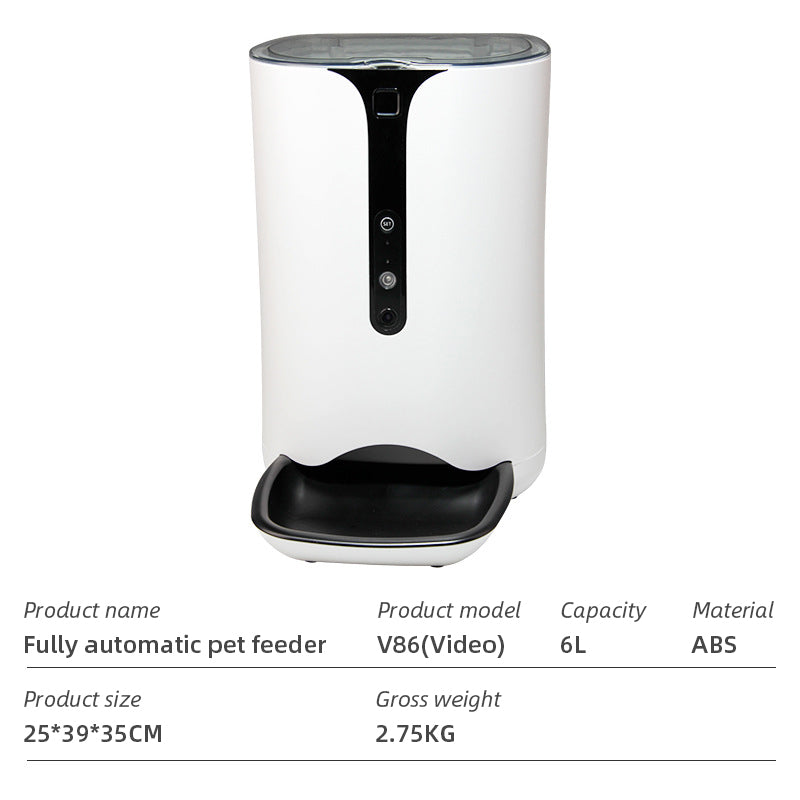Wifi Smart Pet Feeder Household Automatic Pet Feeder Dog & Cat with APP control