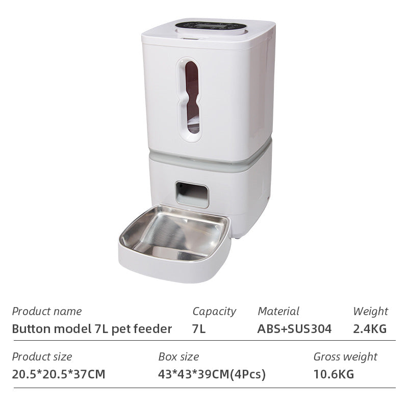 Wifi Smart Pet Feeder Household Automatic Pet Feeder Dog & Cat with APP control