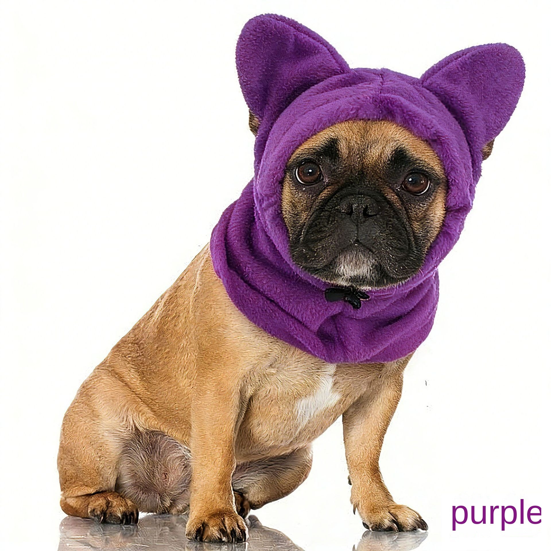 Dog Warm Hat Windproof Scarf Winter Dog Head Cover Scarf Soothing Hat